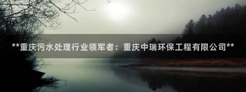 彩名堂.apk：**重庆污水处理行业