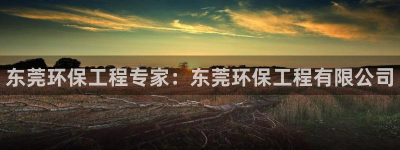 彩名堂预测免费计划：东莞环保工程专家