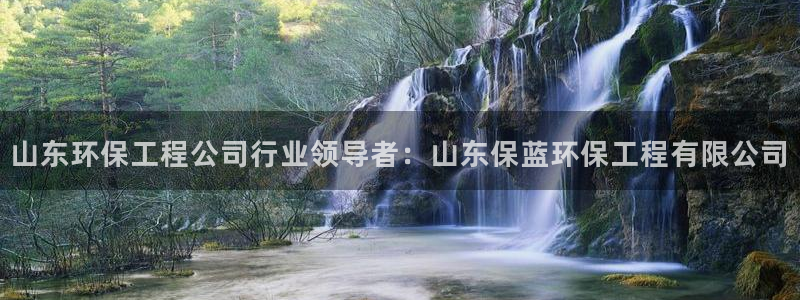 彩名堂下载官网：山东环保工程公司行业