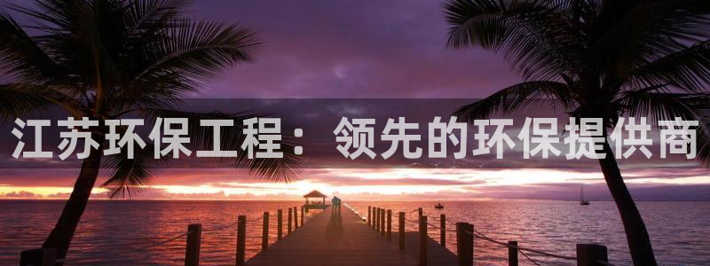 下载苹果手机版彩名堂：江苏环保工程：