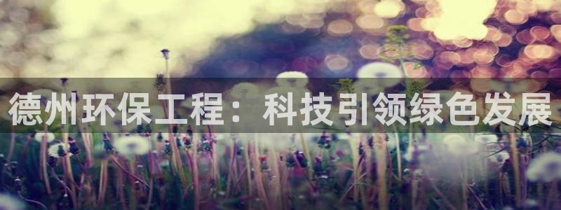 彩名堂官网计划01：德州环保工程：科