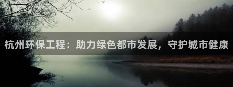彩名堂一直不出结果怎么回事儿：杭州环保工程：助力绿色都市发展