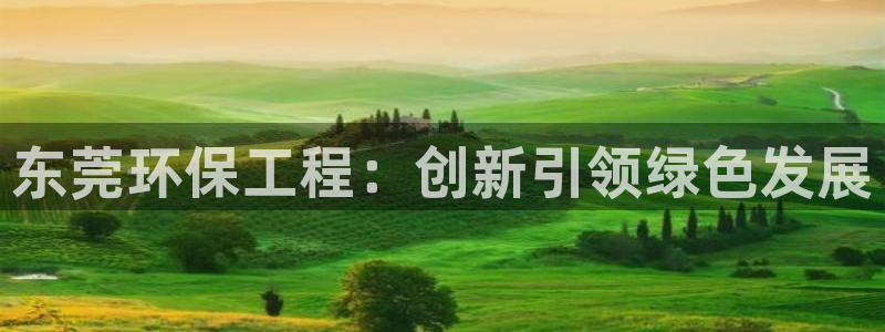 彩名堂安卓客户端官网下载：东莞环保工程：创新引领绿色发展
