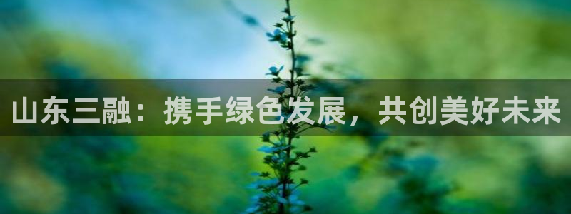彩名堂app计划官方网站：山东三融：携手绿色发展，共创美好未