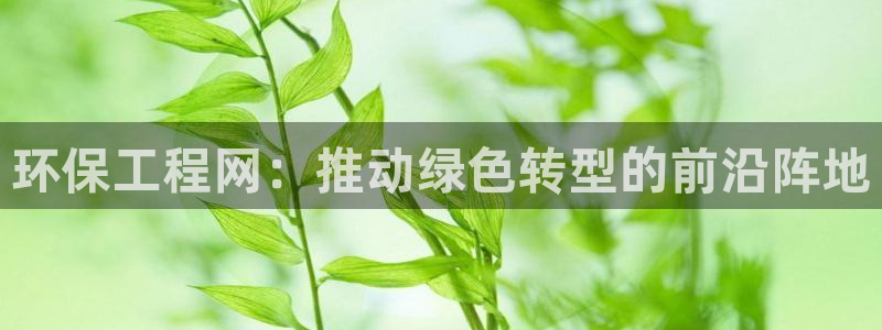 彩名堂首页：环保工程网：推动绿色转型