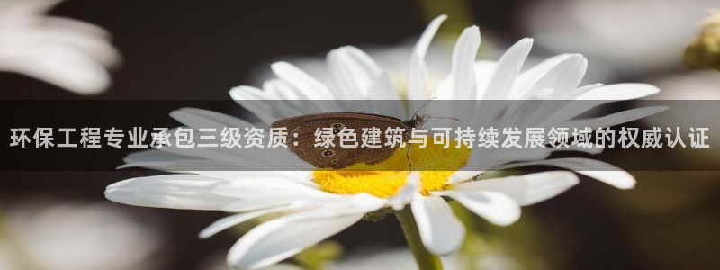 彩名堂计划最新版手机版：环保工程专业承包三级资质：绿色建筑与