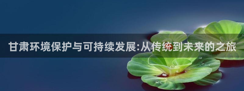 彩名堂预测计划软件：甘肃环境保护与可持续发展:从传统到未来的